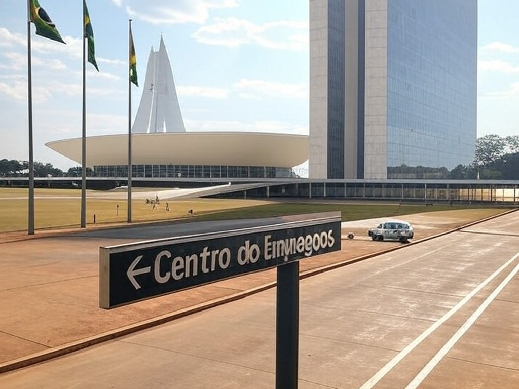 Fachada de agência do trabalhador em Brasília oferecendo vagas de emprego no Distrito Federal.