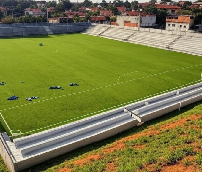 Campo esportivo inaugurado em Sobradinho com kits para projetos sociais no Distrito Federal.
