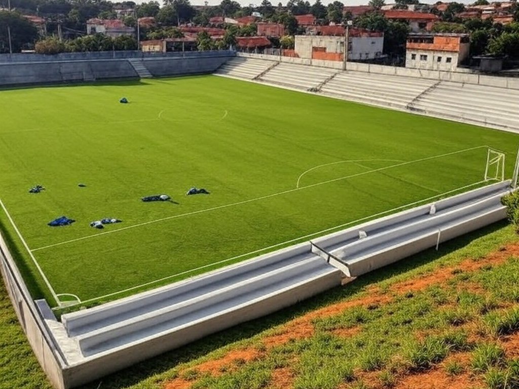 Campo esportivo inaugurado em Sobradinho com kits para projetos sociais no Distrito Federal.