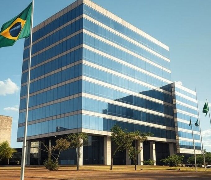 Fachada de agência do trabalhador em Brasília oferecendo vagas de emprego no DF com salários até R$ 3,5 mil.