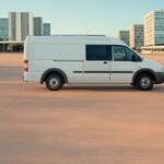 Van da Neoenergia Brasília em praça do DF para atendimentos itinerantes até 17 de janeiro.