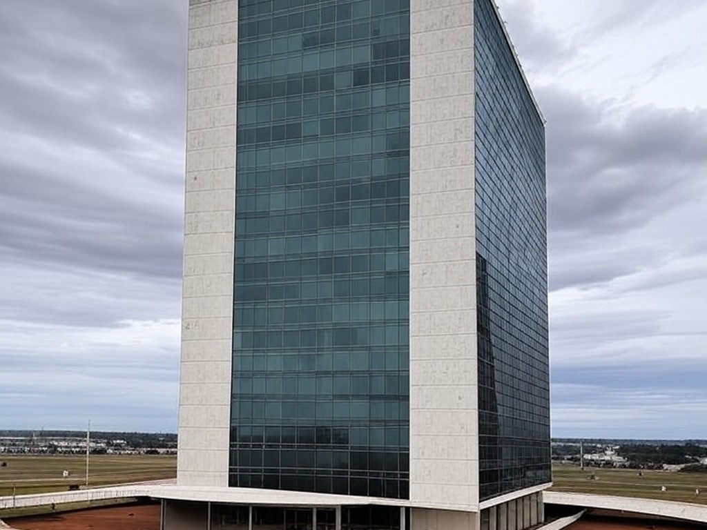 Edifício da CLDF em Brasília, representando aprovação de lei que converte licença-prêmio em imóveis, ampliando desigualdades no DF.