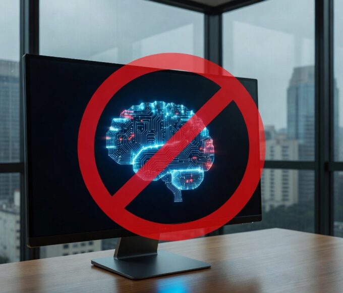 Banca de jornais em São Paulo com jornais rasgados, representando desinformação e erosão da credibilidade da mídia.