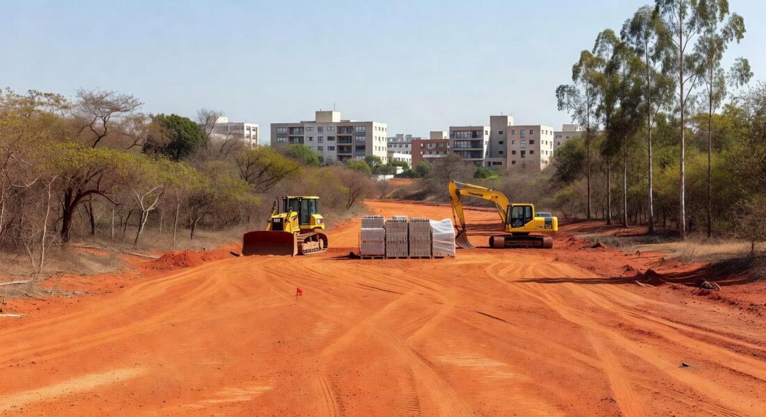 Terreno em Candangolândia preparado para construção de CAPSi, ampliando atendimento à saúde mental infanto-juvenil.