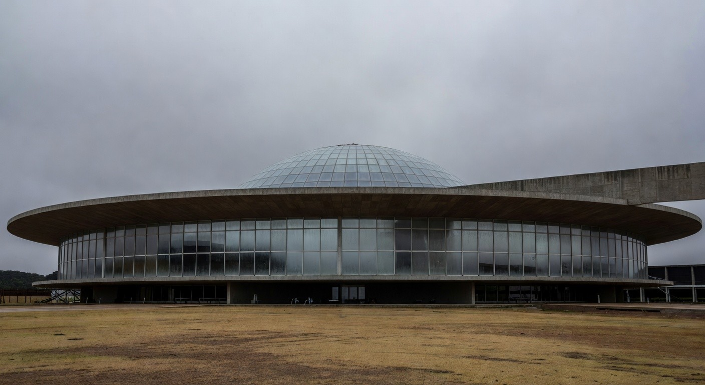 Fachada da Câmara Legislativa do DF em Brasília, com céu nublado, simbolizando críticas por falta de transparência na concessão de título honorário.