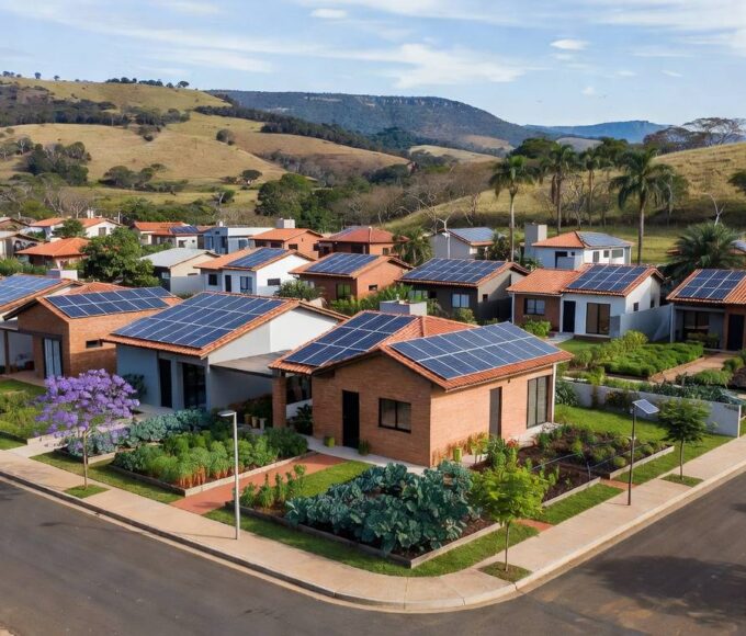 Vista de obras de infraestrutura no Riacho Fundo II, com investimentos do GDF para melhorar a qualidade de vida dos habitantes.