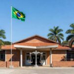 Escola pública em Sobradinho com elementos de atendimento jurídico gratuito da Defensoria Pública.