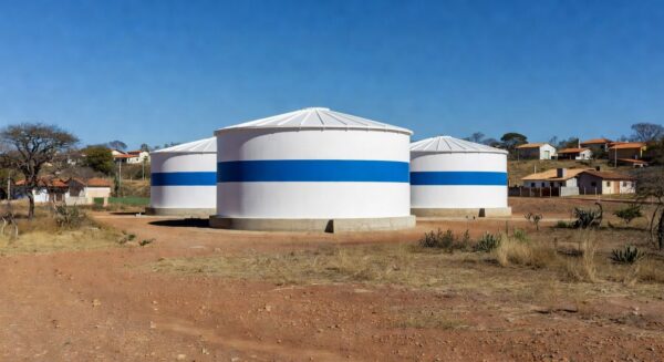 Reservatórios de água inaugurados em Sobradinho, DF, para abastecer 355 mil moradores.