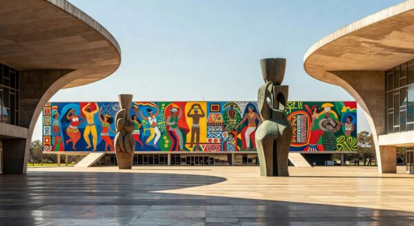 Centro cultural em Brasília representando conselhos regionais de cultura no DF