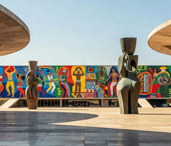 Centro cultural em Brasília representando conselhos regionais de cultura no DF