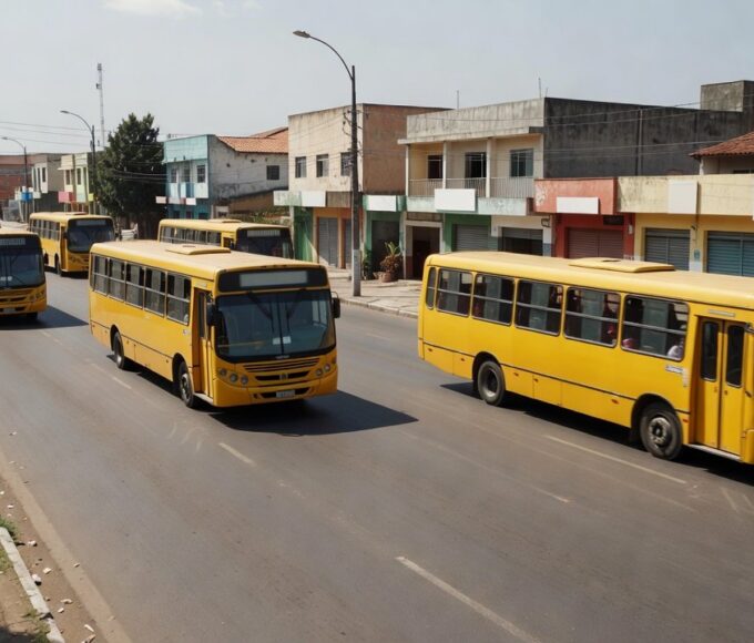 Ônibus de transporte gratuito em Brasília para restaurantes comunitários durante paralisação