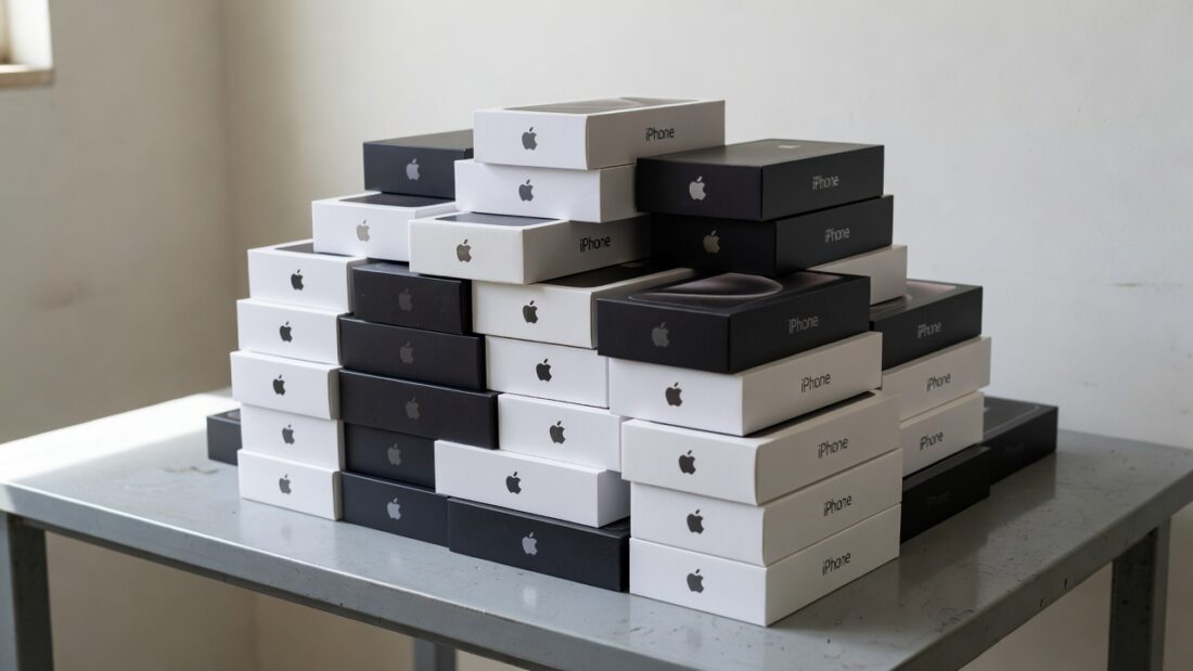 Apreensão de iPhones pela Polícia Militar no Gama, Brasília