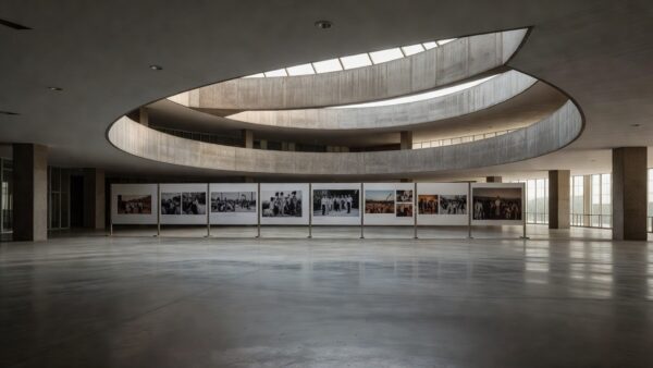 Exposição sobre os 35 anos da CLDF no prédio da Câmara Legislativa em Brasília