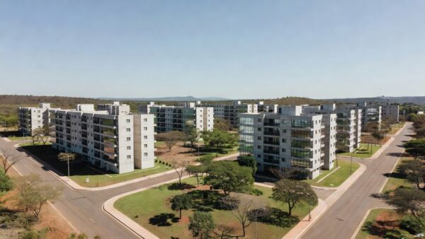 Blocos de apartamentos do Itapoã Parque entregues pelo GDF em Brasília
