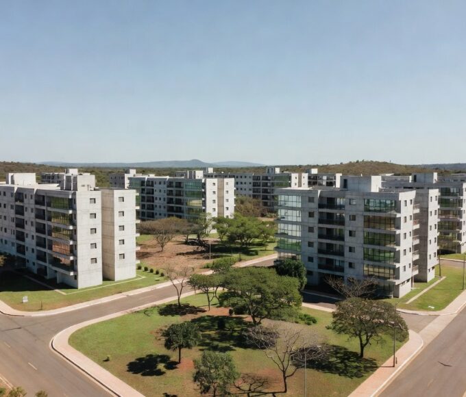 Blocos de apartamentos do Itapoã Parque entregues pelo GDF em Brasília
