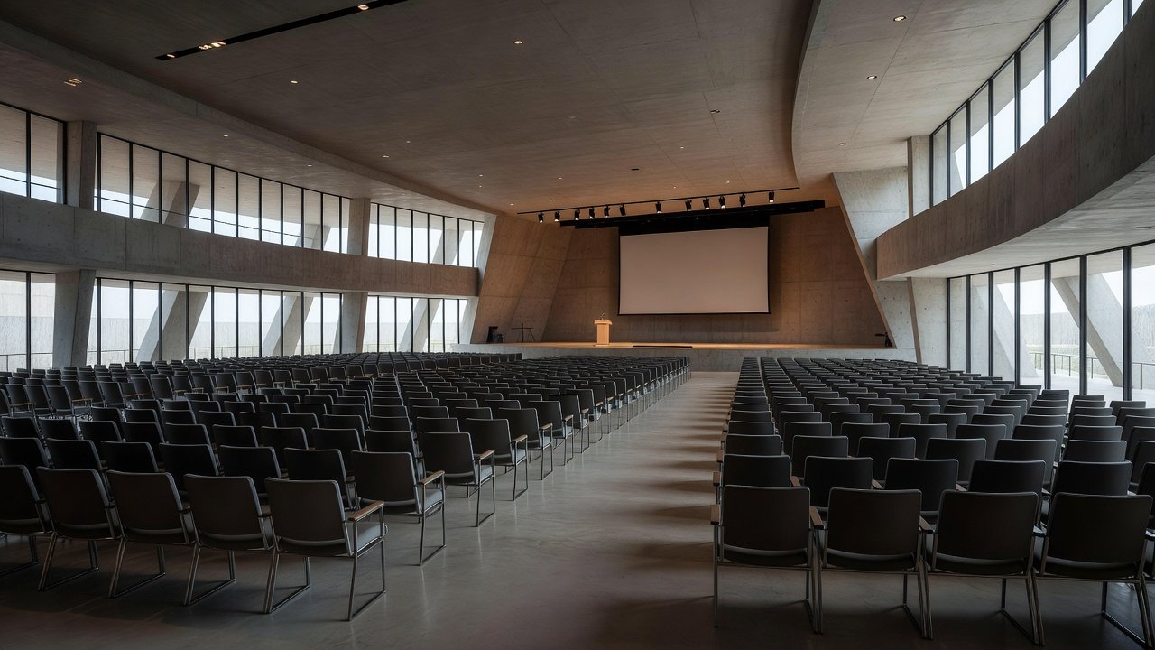 Auditório em Brasília com idosos em evento contra violência e golpes da SSP-DF e Sesc