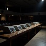 Plenário vazio da CLDF com mesa de debates durante seminário sobre paridade de gênero