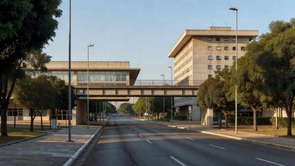 Obras de faixas elevadas atrasadas em frente a escola e hospital no DF