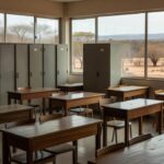 Escola pública no DF representando lei de aposentadoria de professores das CREs