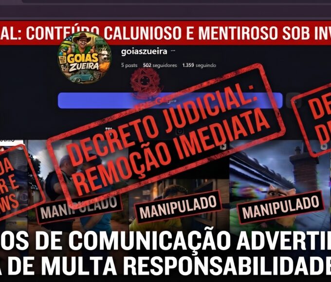Justiça Eleitoral determina remoção de calúnias contra candidato Cristóvão Tormin em Goiás
