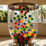 Bolas de loteria Timemania com prêmio acumulado em R$ 6 milhões