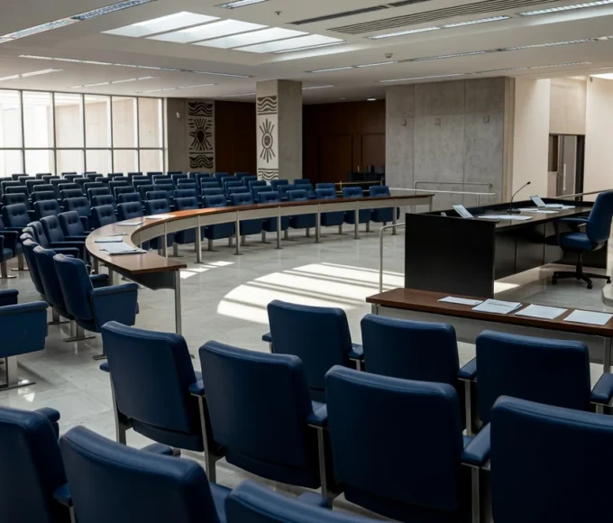 Materiais de campanha do MDB para deputados distritais e federais em Brasília