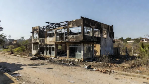 Comércio incendiado em Planaltina após ordem de incêndio