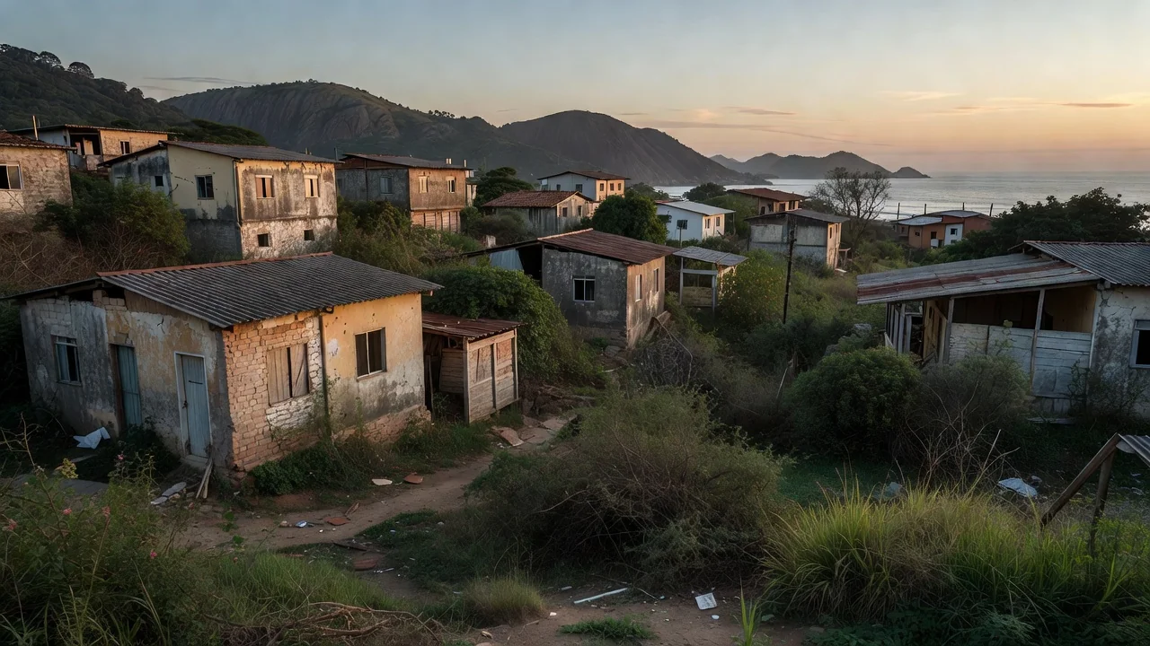 Área periférica do Distrito Federal sem infraestrutura e títulos de propriedade devido à negligência do GDF