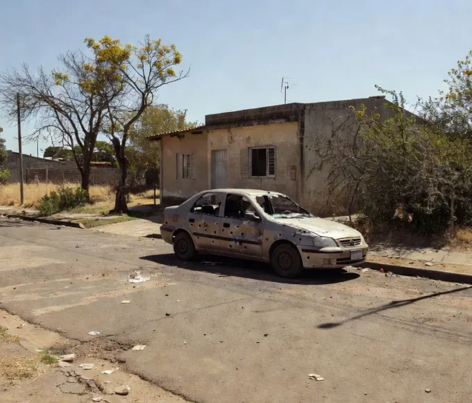 Casa em Sobradinho II com carro alvejado por tiros