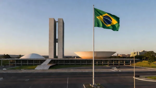 Congresso Nacional em Brasília no feriado de 7 de setembro no Distrito Federal