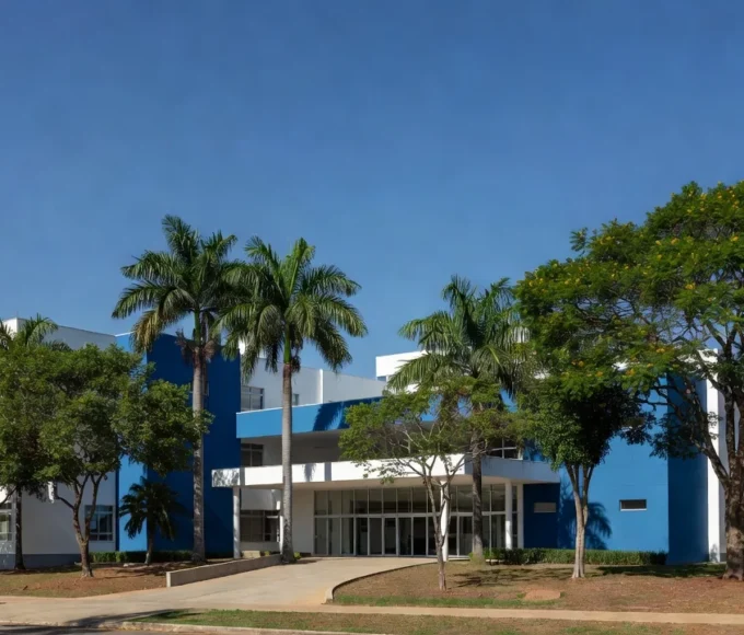 Hospital público brasileiro simbolizando novo plano de saúde