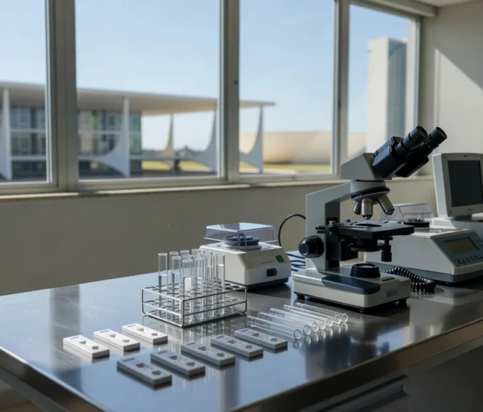 Laboratório no Distrito Federal com teste rápido de antígenos para meningite bacteriana