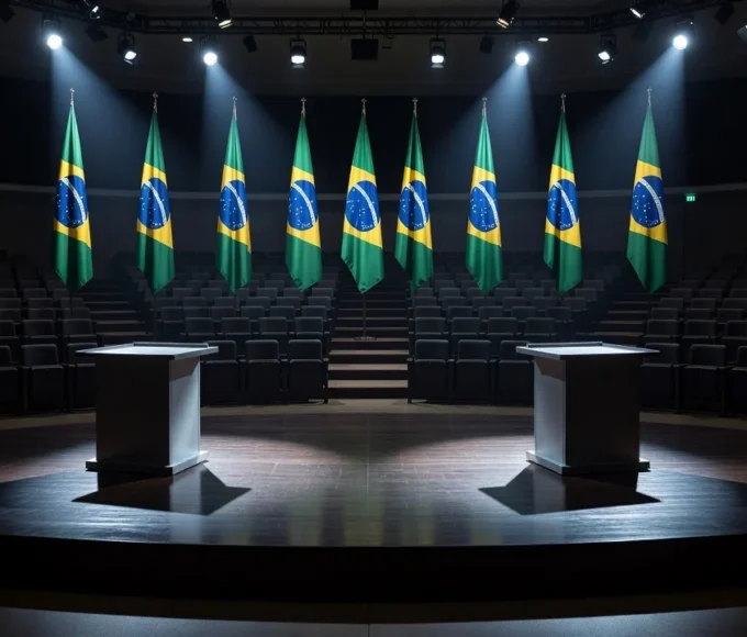 Debate presidencial: dinâmica incentiva a apresentação de propostas e a discussão dos principais temas do Brasil — Foto: Jornal Nacional/ Reprodução