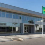 Embaixada dos Estados Unidos, em Brasília — Foto: TV Globo/Reprodução